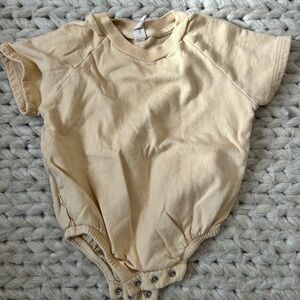 Cozy light yellow Kids T-shirt styled Bodysuit